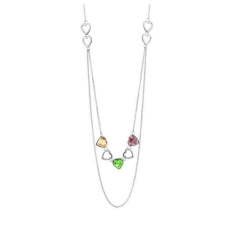 Színes ábránd - Swarovski kristályos nyaklánc nyaklánc