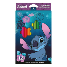  Színes ceruza COOLPACK Lilo és Stitch jumbo háromszögletű 12 darabos kék dobozos színes ceruza