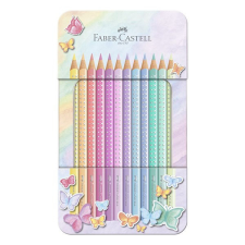 Színes ceruza FABER-CASTELL Sparkle pasztell fém dobozos 12 db/készlet színes ceruza