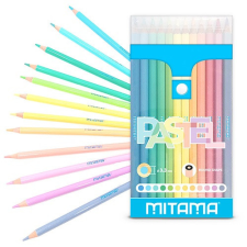Színes ceruza Mitama Pastel 12 db-os klt. kerek, újrahasznosított színes ceruza