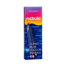  Színes ceruza NEBULO Jumbo háromszögletű kék színes ceruza