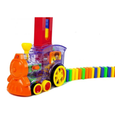  Színes dominó kirakó vonat puzzle, kirakós