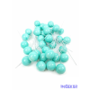 Színes drótos bogyó 2,5cm 35db/csomag - Menta