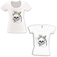  Színes Élettelen - Mély kivágású & Csónaknyakú Női Póló