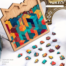  Színes Extra nehéz fa kirakó puzzle, kirakós