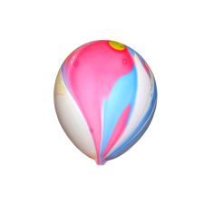 Színes felfújható lufi 30 cm - 10 darabos készlet party kellék