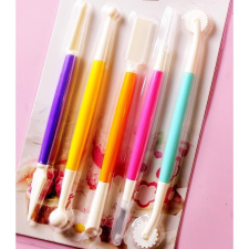  Színes fondant formázó készlet 5 részes sütés és főzés