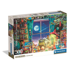 SZÍNES Gyerekszoba To the Moon 500 db-os Compact puzzle Clementoni puzzle, kirakós