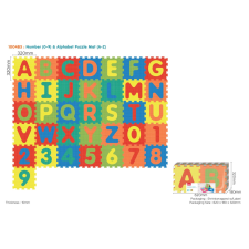  Színes gyermek habszivacs puzzle számokkal és betűkkel puzzle, kirakós
