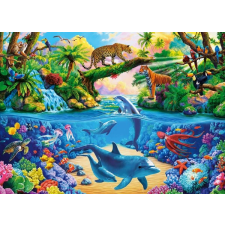 színes gyermek puzzle - wild nature puzzle, kirakós