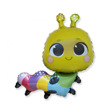 Színes hernyó Colorful fólia lufi 79 cm party kellék