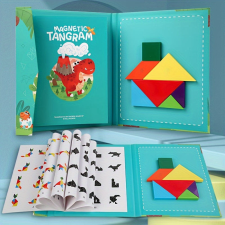Színes Mágneses Tangram Készlet Gyerekeknek - Kreatív Fejlesztő Játék kreatív és készségfejlesztő