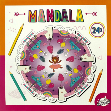 Színes Mandala Circus színező 24 oldal gyermek- és ifjúsági könyv