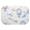  Színes mintás textil pelenka 70x80 cm-Kék repülőtér