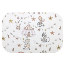  Színes mintás textil pelenka 70x80 cm- Rózsaszín Cirkusz mosható pelenka