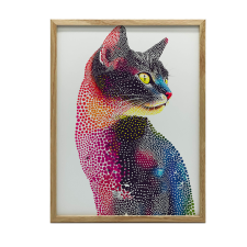  SZÍNES MOZAIKOS FALI PLAKÁTMACKA 70X100 CM KERET NÉLKÜL grafika, keretezett kép