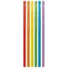  Színes Multicolor műanyag szívószál 6 db-os