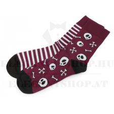  Színes pamut zokni - Koponya női zokni