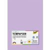  Színes papír, A4, 130 g, 100 lap, FOLIA, halvány orgonalila