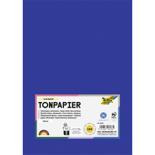  Színes papír, A4, 130 g, 100 lap, FOLIA, mélykék kreatív papír