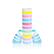 SZÍNES Rainbow Dots, Színes szerpentin 4 m party kellék