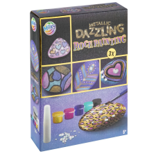 SZÍNES Színes Metallic kavicsfestő készlet oktatójáték