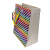 SZÍNES Színes Striped csillámos papír ajándéktasak 18x10x23 cm