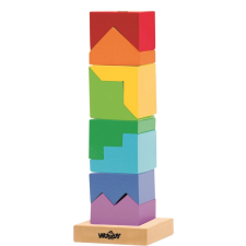  Színes torony rakosgatáshoz puzzle, kirakós