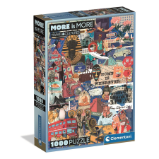 SZÍNES Utazás Cultures 1000 db-os Compact puzzle Clementoni puzzle, kirakós