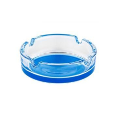  Színes üveg hamutartó- kék hamutartó