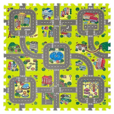 Színes város hab puzzle szőnyeg gyerekeknek játszószőnyeg