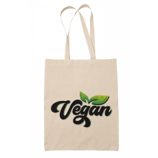  Színes Vegan logó - Vászontáska