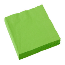 SZÍNES Zöld Kiwi szalvéta 20 db-os 33x33 cm party kellék