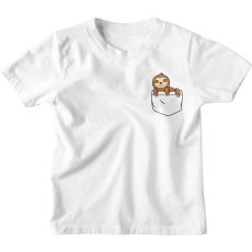  Színes Zsebminta Lajhár - Gyerek Póló