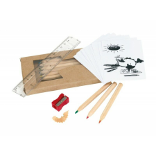  Színesceruza készlet : ceruzákkal, vonalzóval, hegyezővel gyermek- és ifjúsági könyv