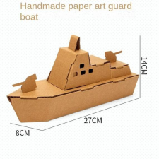  Színezhető karton játék - Karton csatahajó egyéb bébijáték