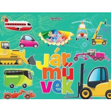  Színező matricákkal - Járművek gyermek- és ifjúsági könyv