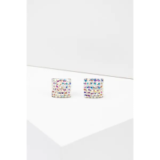  Színjátszós Swarovski Kövekkel Díszített S925 Ezüst Kocka Alakú Fülbevaló fülbevaló
