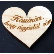  Szív 5 cm (köszönöm h vigyáztál rám) dekorációs kellék