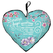  Szív alakú párna, Anyák napja, Szeretlek anya! ajándéktárgy