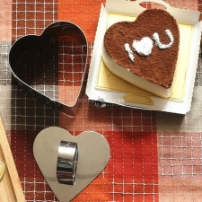 Szív alakú sütemény (Mousse) forma sütés és főzés