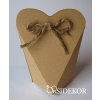  Szív köszönetajándék-doboz spárgamasnival