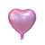 Szív Matt Pink Heart, Rózsaszín szív fólia lufi 37 cm