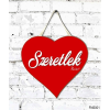  Szív tábla falra, szeretlek