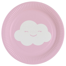 Szivárvány és Felhő Rainbow and Cloud papírtányér 8 db-os 18 cm party kellék