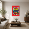  Szivárványos egyenlőség feliratos doodle art vászonkép