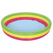 Szivárványos felfújható pancsolómedence 152CM BESTWAY 51103 medence