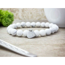  Szivecskés howlit ásvány karkötő karkötő