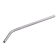 . Szívószál, egyenes, fém, 6 db-os, 24 cm konyhai eszköz