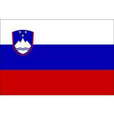 Szlovén zászló 90 x 150 cm dekoráció
